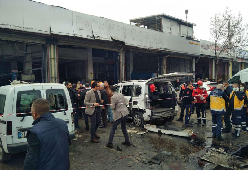 Взрыв на фабрике в Турции,