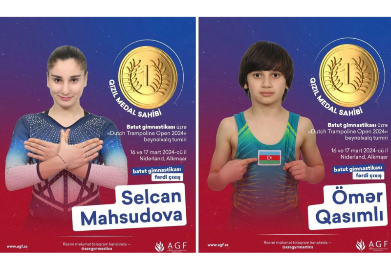 Азербайджанские гимнасты пополнили копилку наград на Международном турнире в Нидерландах