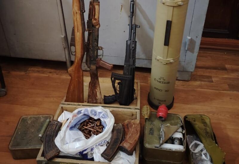 Оружие и боеприпасы обнаружены в Кяльбаджаре