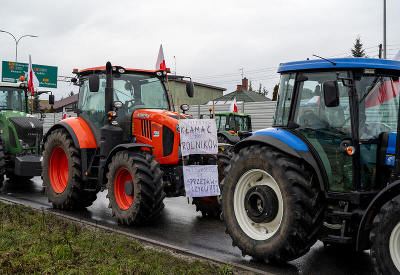 Польские фермеры разблокировали два КПП на границе с Украиной