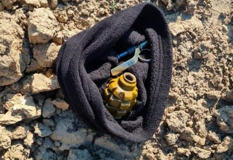 В Абшеронском районе обнаружена боевая граната
