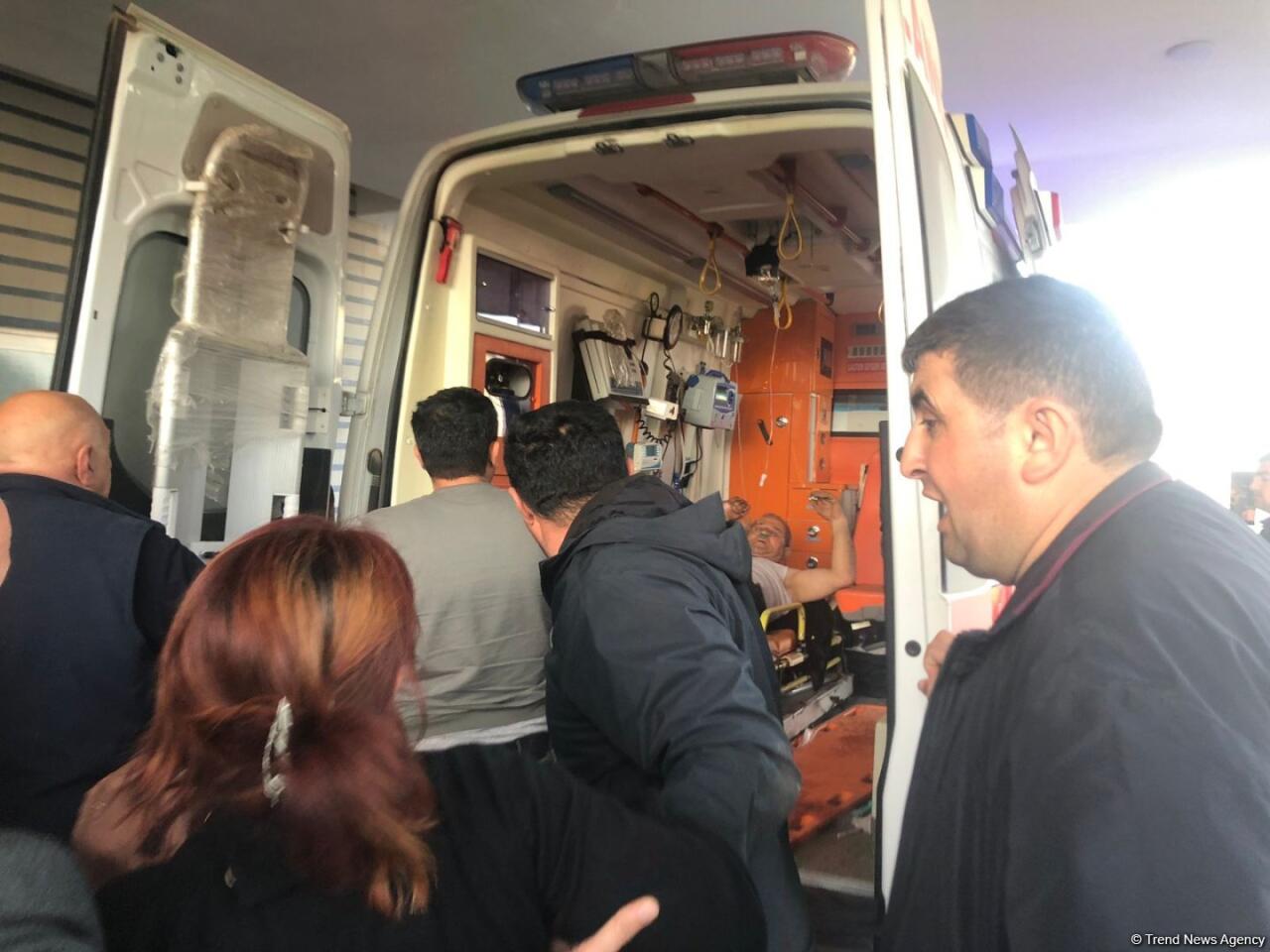 Пострадавшие в результате разрыва мины в Агдаме доставлены в Бардинскую центральную районную больницу