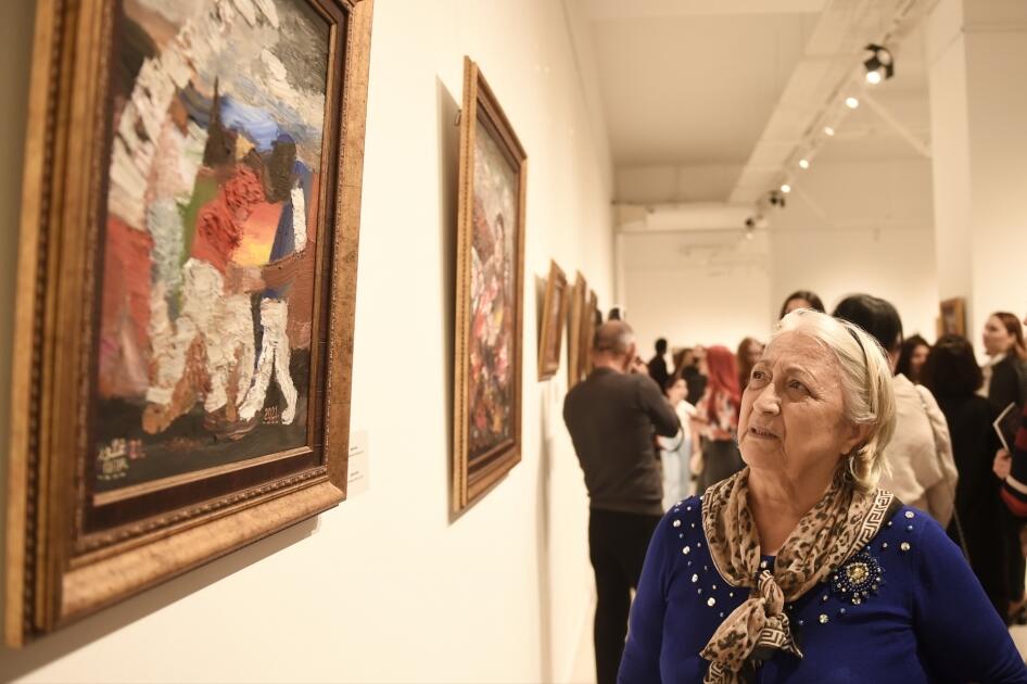 В Музее современного искусства открылась юбилейная выставка народного художника Гаюра Юнуса