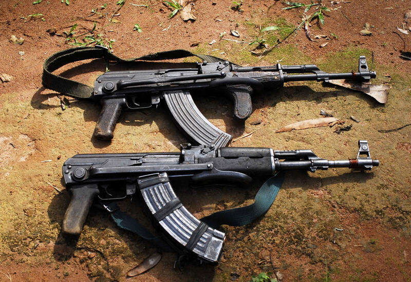 В Ханкенди обнаружена крупная партия оружия и боеприпасов