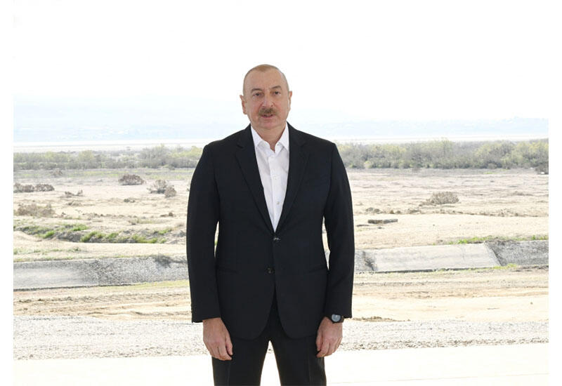 Президент Ильхам Алиев: Сегодня мы стали полноправными хозяевами наших водных источников