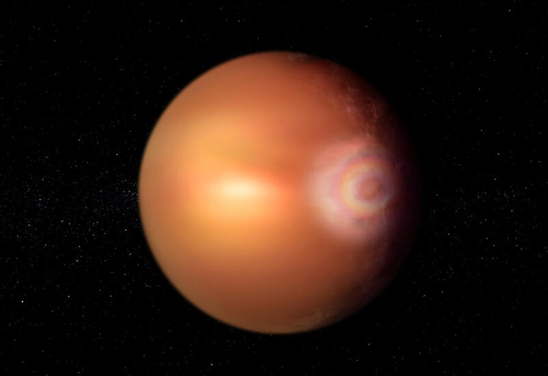 Ученые обнаружили огромное радужное пятно в атмосфере «адской» экзопланеты