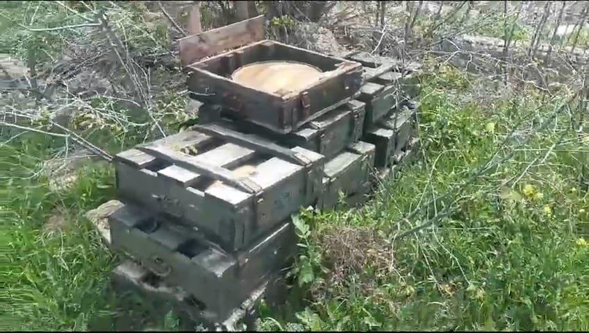 В Джебраильском районе обнаружены мины и другие боеприпасы