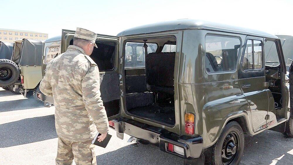 В Отдельной общевойсковой армии Азербайджана проведен осмотр техники