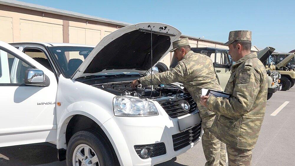 В Отдельной общевойсковой армии Азербайджана проведен осмотр техники