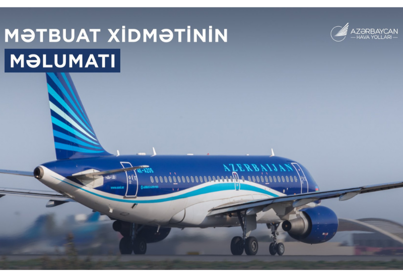 Самолет AZAL, выполнявший рейс по маршруту Баку-Дубай, вернулся в аэропорт вылета