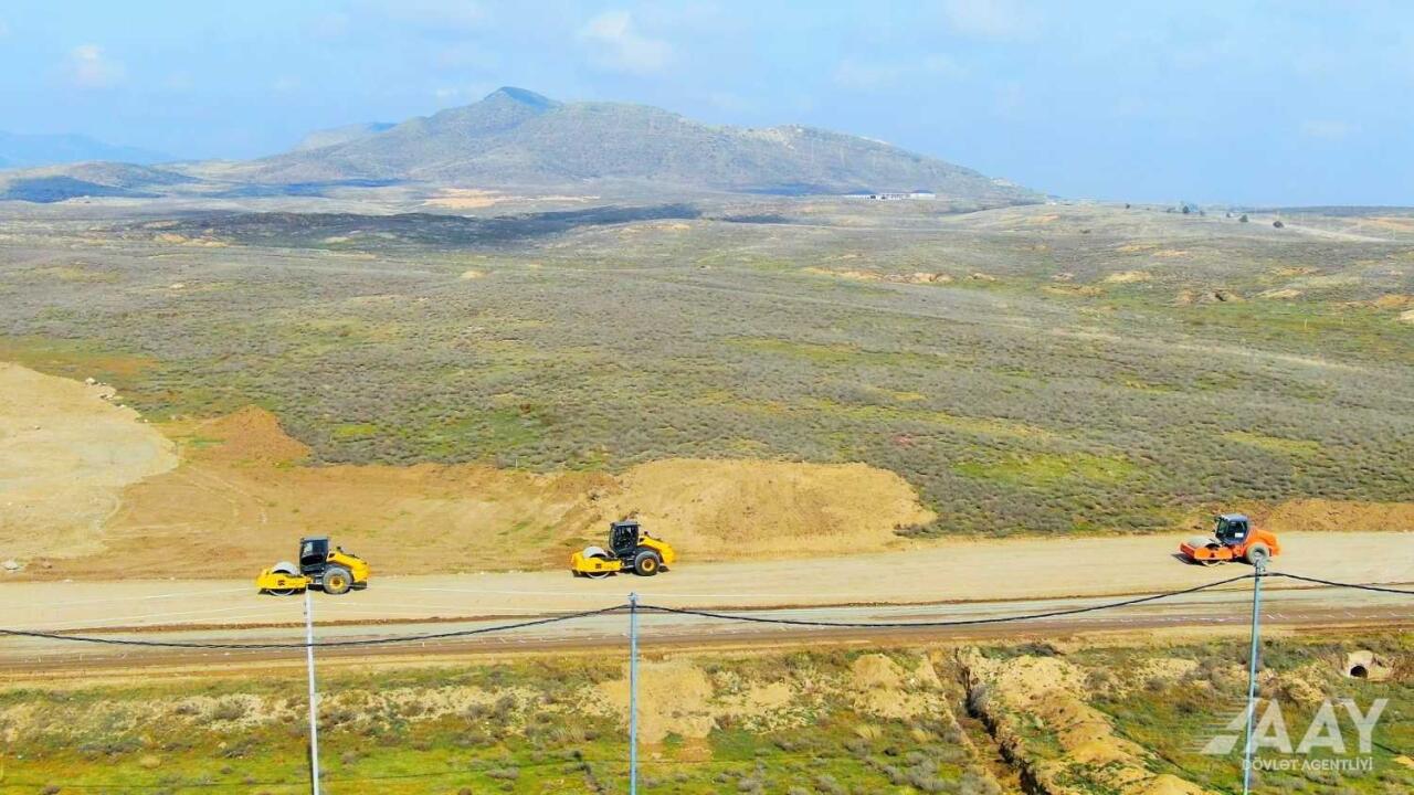 Əsgəran avtomobil yolunun inşasına başlanıldı