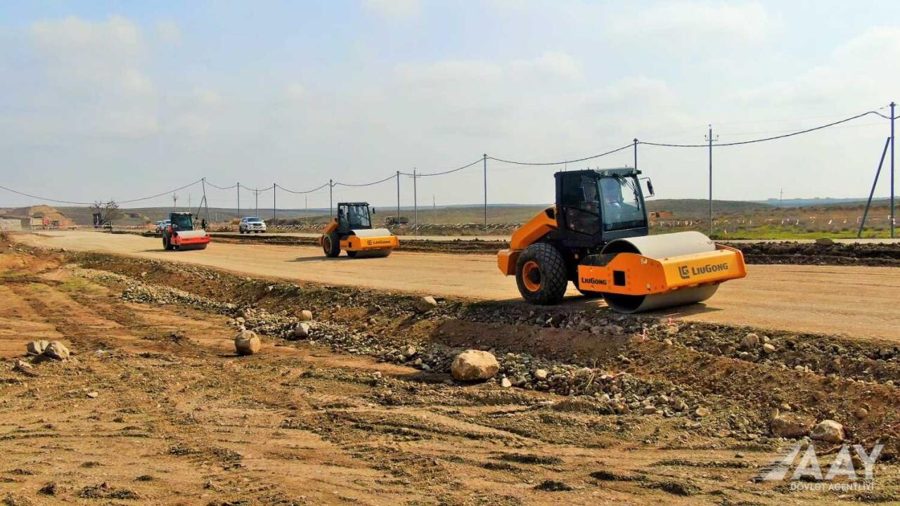 Əsgəran avtomobil yolunun inşasına başlanıldı