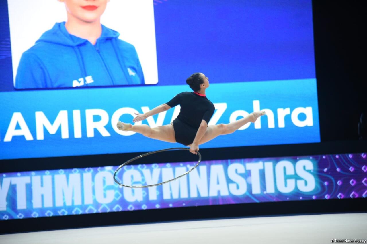 Азербайджанская гимнастка Зохра Агамирова вышла в финал Кубка мира