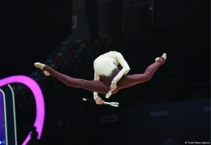 Второй день соревнований Кубка мира по художественной гимнастике в Баку