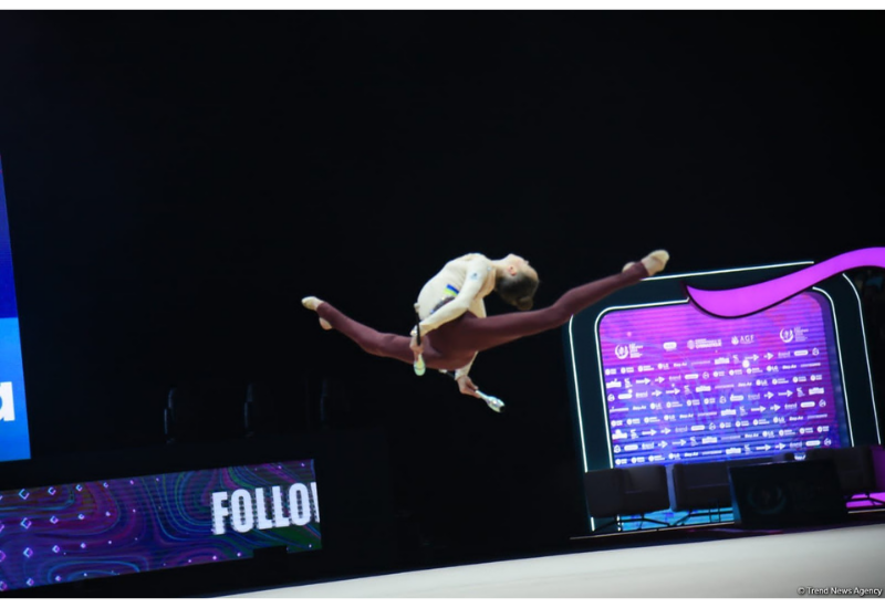 Определились финалистки Кубка мира по художественной гимнастике в Баку в упражнениях с булавами и лентой