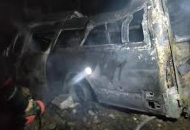 Автобус с детьми загорелся в Турции