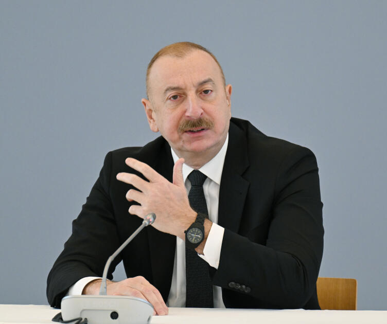 Президент Ильхам Алиев принял участие в международном форуме на тему «СОР29 и Зеленое видение для Азербайджана»