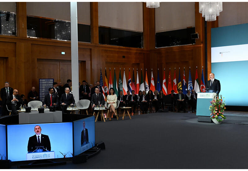 Президент Ильхам Алиев принял участие в Сегменте высокого уровня «15-го Петерсбергского климатического диалога» в Берлине