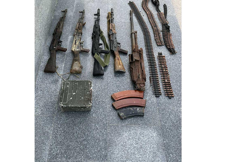 В Зангилане обнаружены оружие и боеприпасы