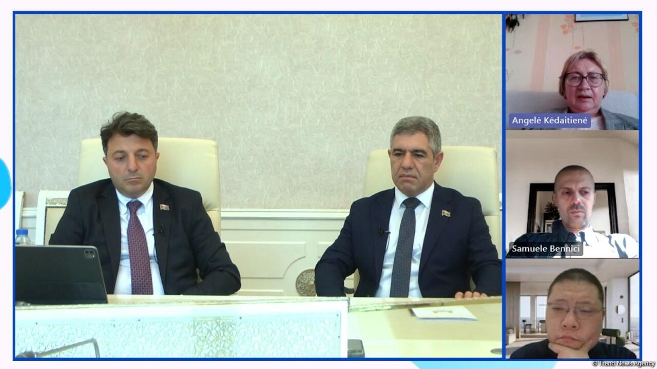 Ангеле Кудайтене, Турал Гянджалиев и Вугар Байрамов обсудили вклад Азербайджана в энергобезопасность Евросоюза