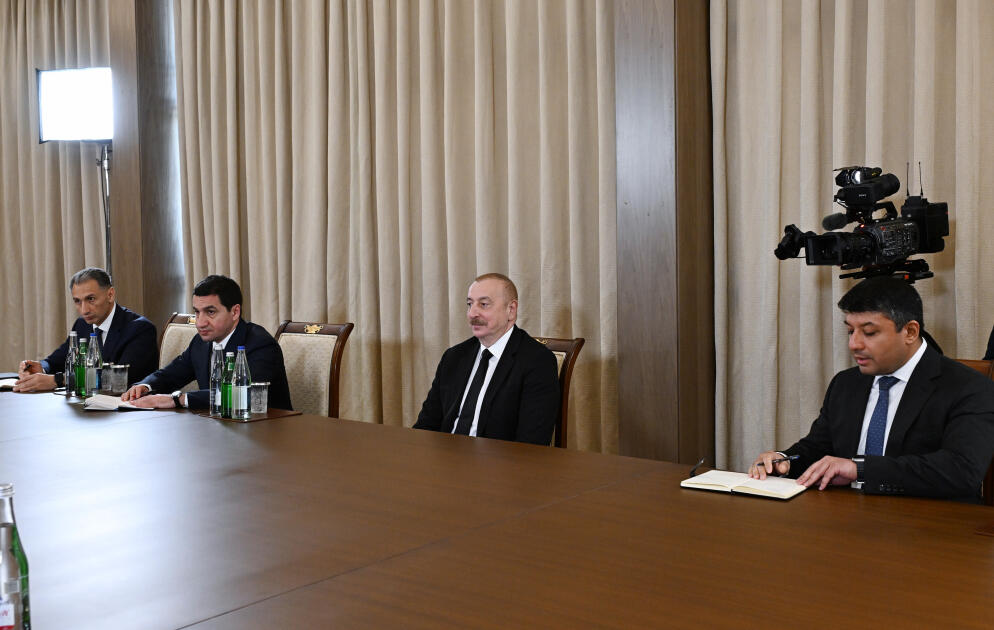 Президент Ильхам Алиев принял председателя Парламента Ирака