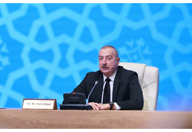 Президент Ильхам Алиев: Азербайджан обеспечил мир посредством войны, и этот вопрос должен быть основательно исследован