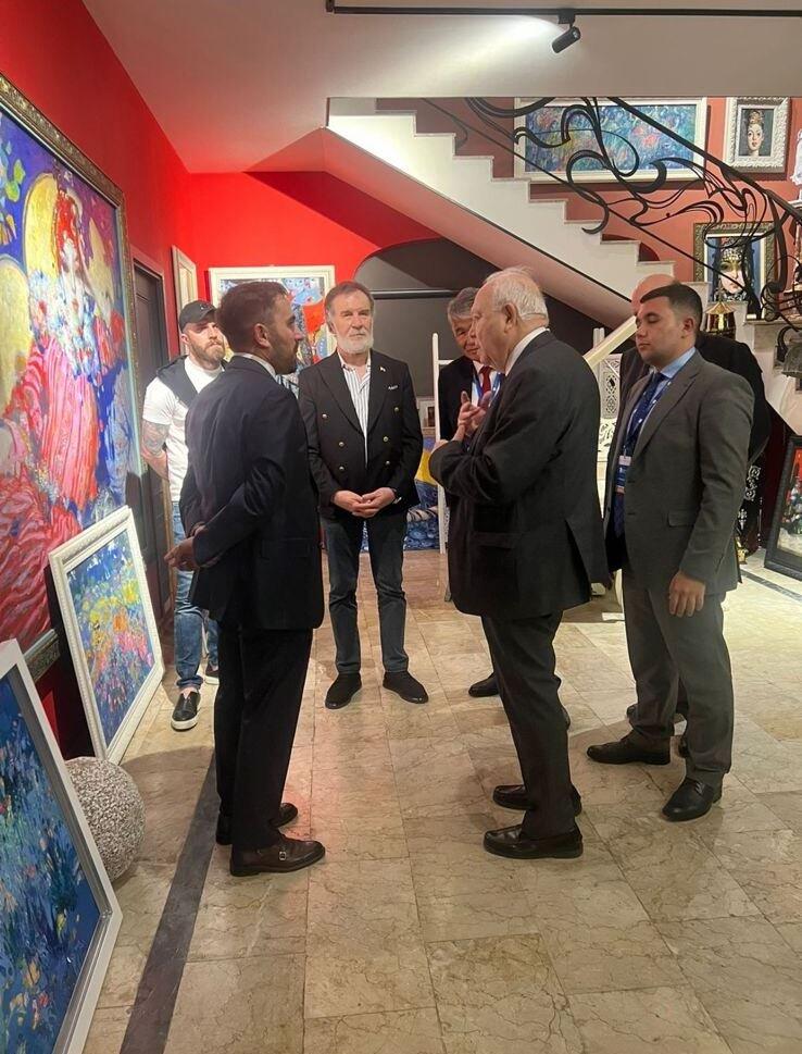 Заместитель генсека ООН и генсек ТЮРКСОЙ посетили мастерскую Сакита Мамедова в Баку