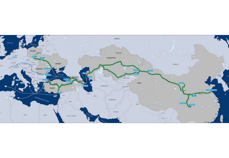 Тестируется новый способ транзита китайских грузов через Средний коридор