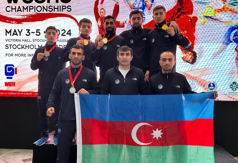 Три золота и два серебра азербайджанских спортсменов на чемпионате Европы
