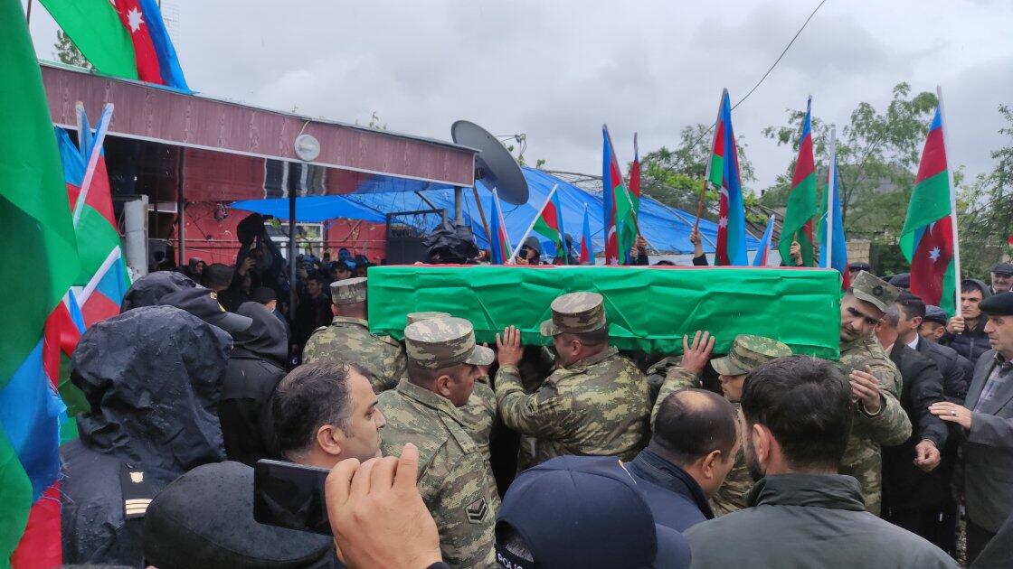 В Хачмазе похоронены останки шехида первой Карабахской войны