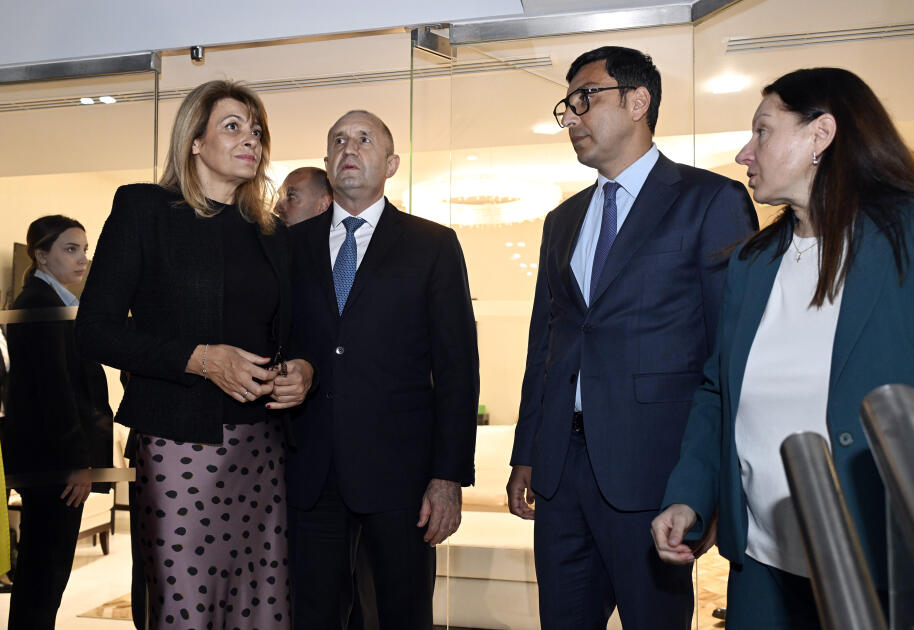 Президент Болгарии и его супруга ознакомились с Национальной гимнастической ареной