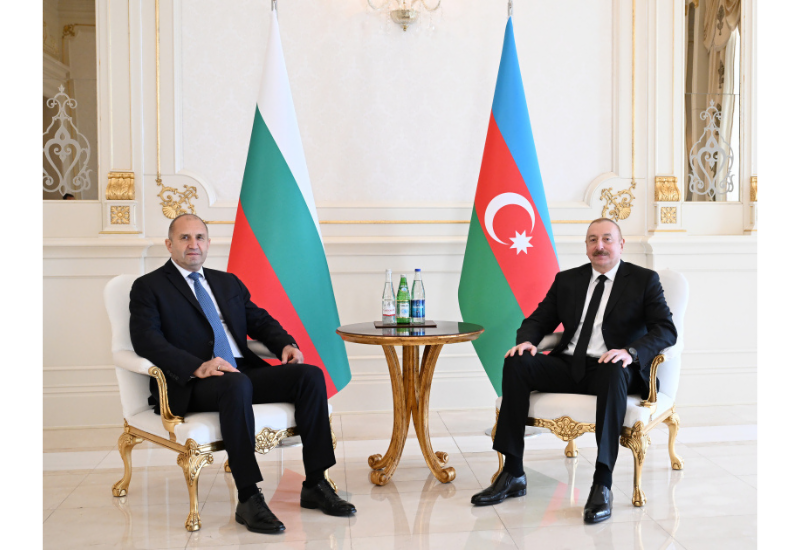 Состоялась встреча Президента Азербайджана Ильхама Алиева и Президента Болгарии Румена Радева один на один