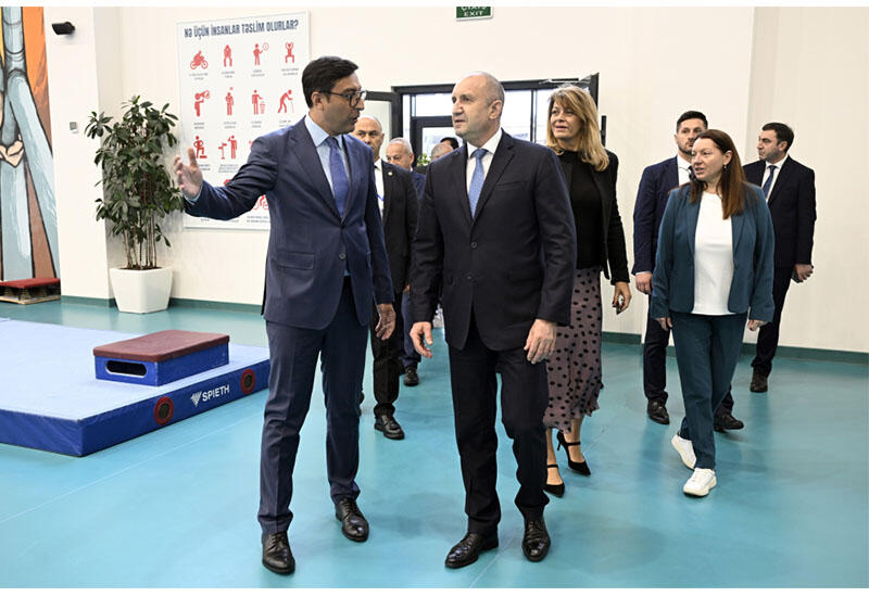 Президент Болгарии и его супруга ознакомились с Национальной гимнастической ареной