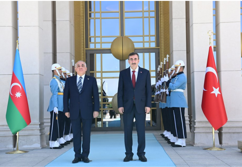 Али Асадов встретился с вице-президентом Турции Джевдетом Йылмазом