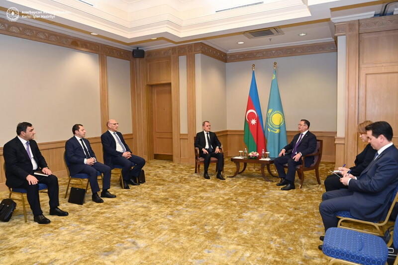 Состоялась встреча глав МИД Азербайджана и Казахстана