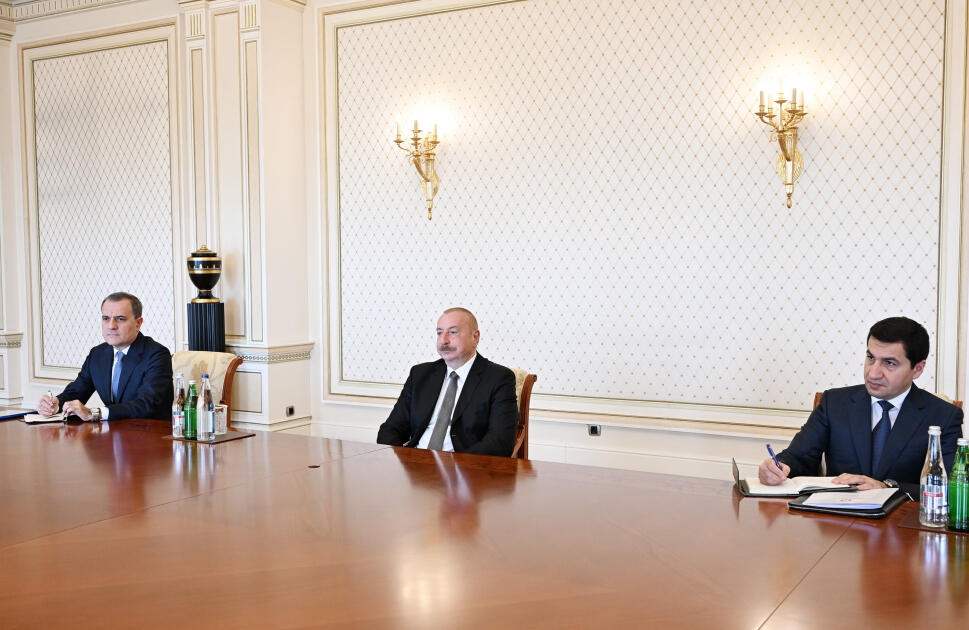 Президент Ильхам Алиев принял генерал-губернатора Тувалу, премьер-министра Тонги и министра иностранных дел Содружества Багамских Островов