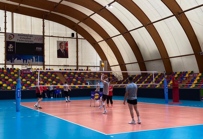 Сборная Азербайджана по волейболу готовится к Золотой лиге Европы