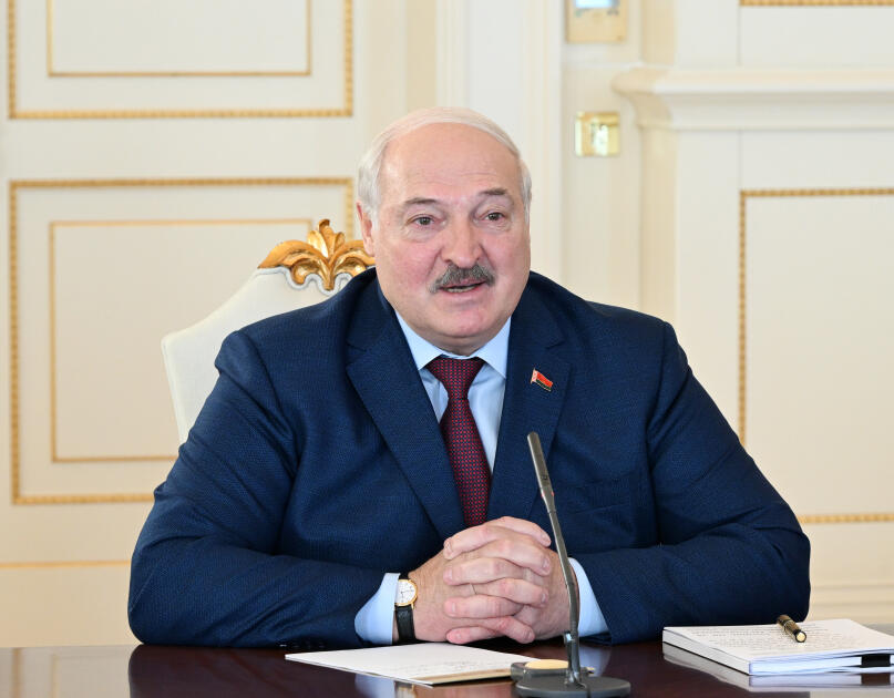 Состоялась встреча Президента Ильхама Алиева и Президента Александра Лукашенко в расширенном составе