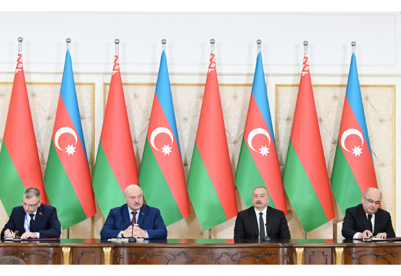 В Баку состоялась церемония подписания азербайджано-белорусских документов