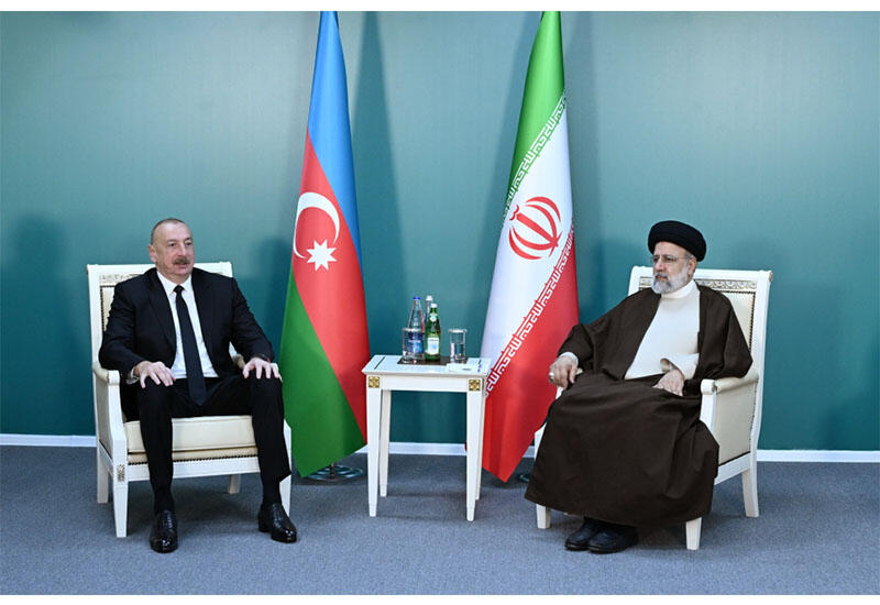 Состоялась встреча Президента Ильхама Алиева и Президента Сейида Ибрахима Раиси с участием делегаций