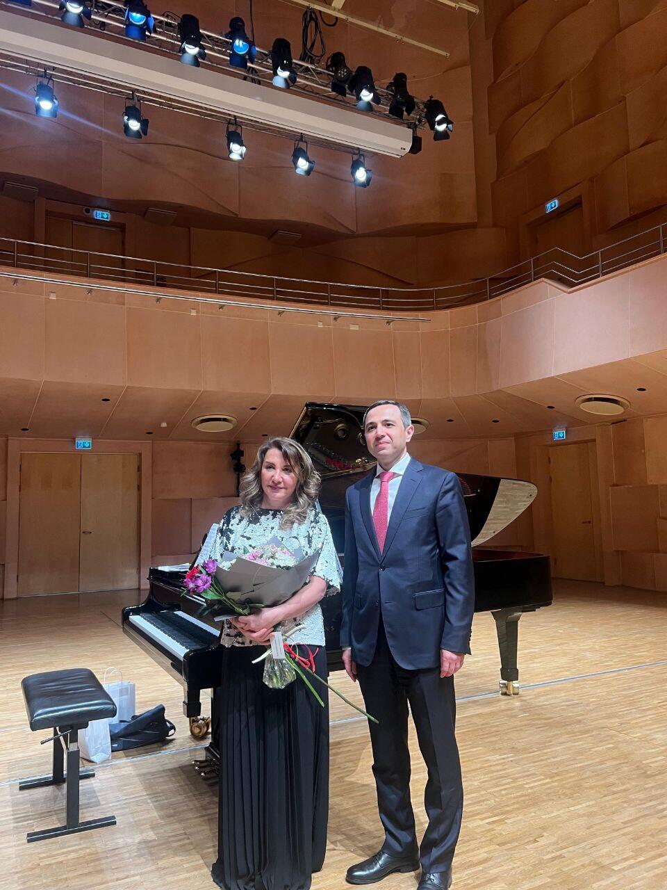 Профессор Егяна Ахундова выступила с концертной программой в Эстонии