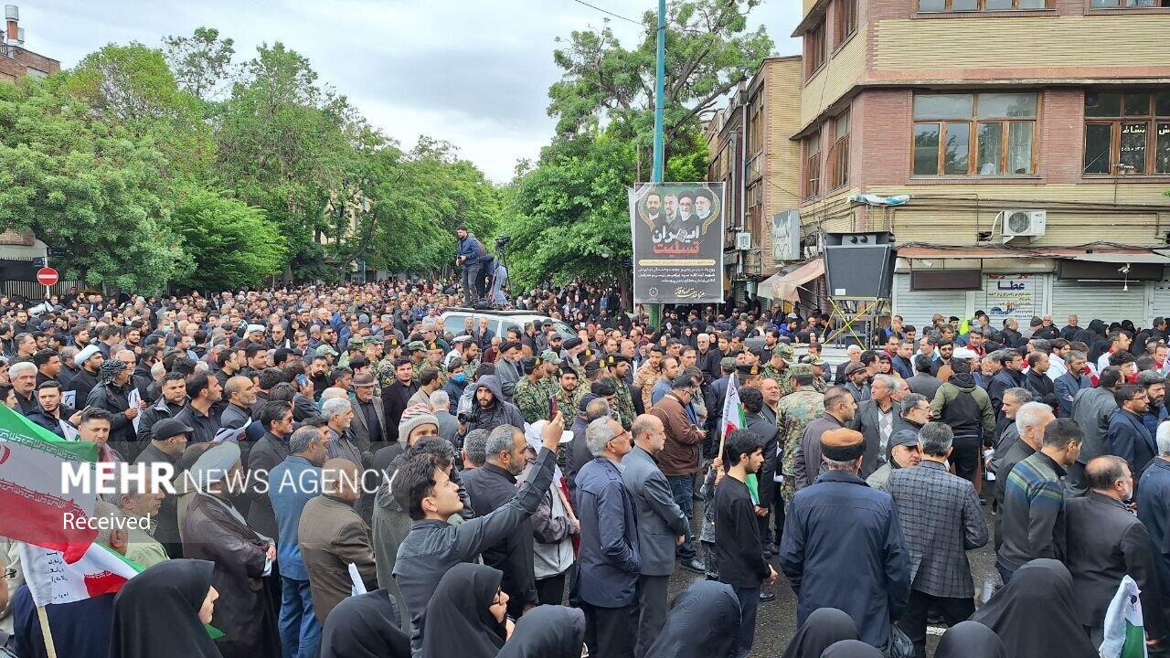 В Тебризе началась церемония прощания с президентом Ирана