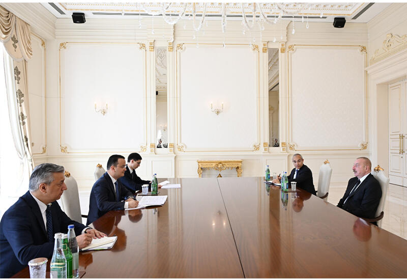 Президент Ильхам Алиев принял министра инвестиций, промышленности и торговли Узбекистана