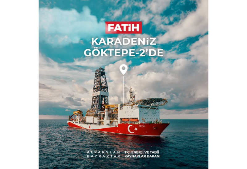 Турция начала бурение новой скважины на шельфе Черного моря