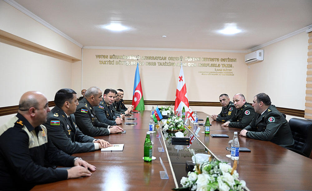 Делегация департамента военной полиции Грузии посетила с визитом Азербайджан