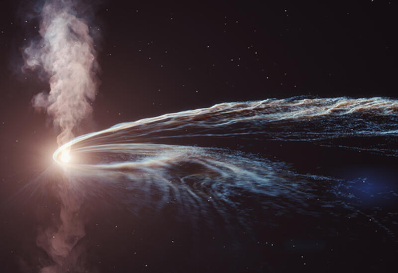 Астрономы нашли пожирающую звезду черную дыру недалеко от Земли