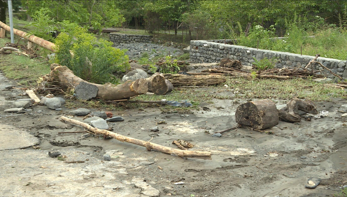 Ливневые дожди нанесли ущерб хозяйствам в Загатальском районе