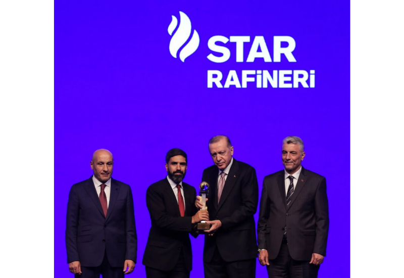 Эрдоган вручил главе SOCAR награду «Чемпион по экспорту», которой удостоен НПЗ STAR
