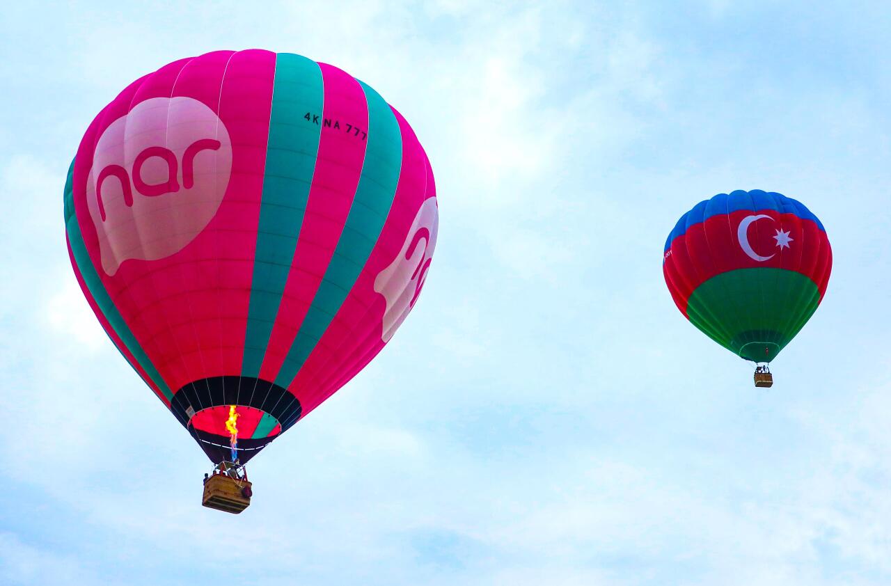 В Шамахы проходит Фестиваль воздушных шаров