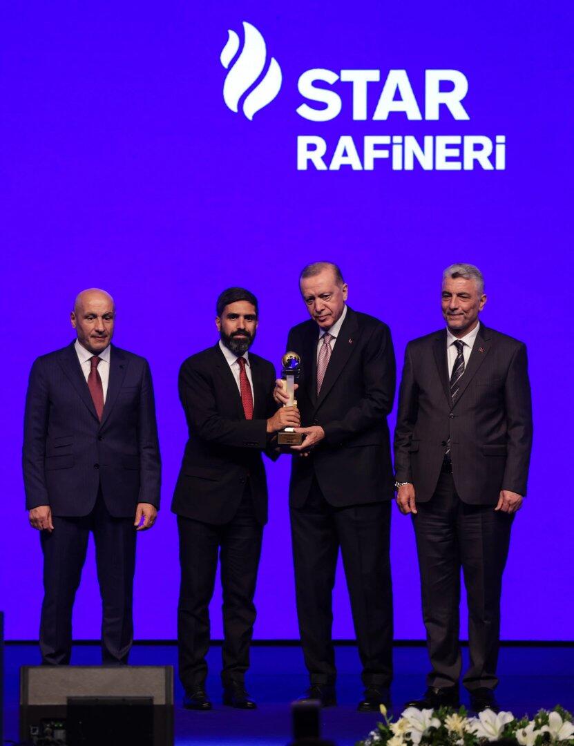 Эрдоган вручил главе SOCAR награду «Чемпион по экспорту», которой удостоен НПЗ STAR